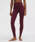 Burgundy Lululemon Leggings