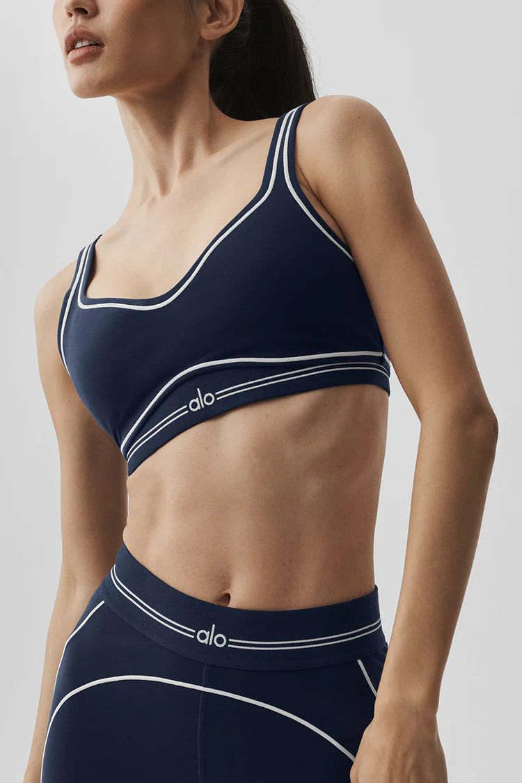 Navy Alo Bra